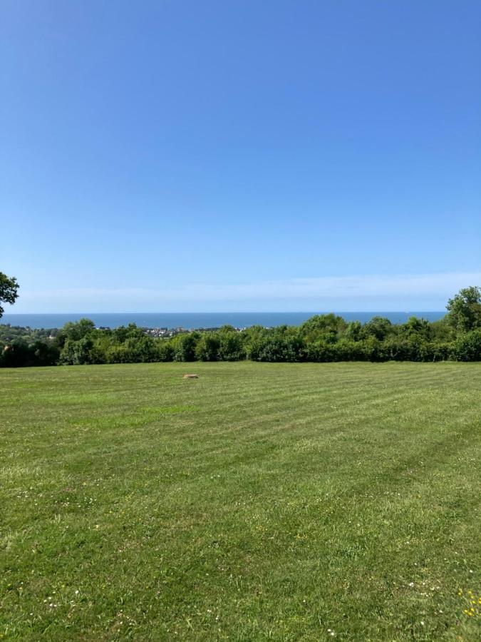 Deauville Vue Mer Tourgéville Esterno foto
